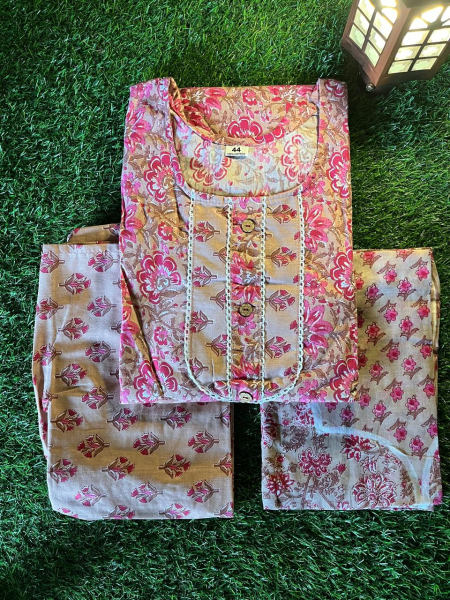 Golden Flora Kurti (321)